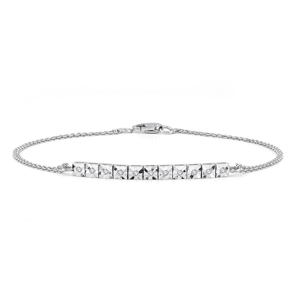 0.10 Karat Pırlanta SuYolu Bileklik