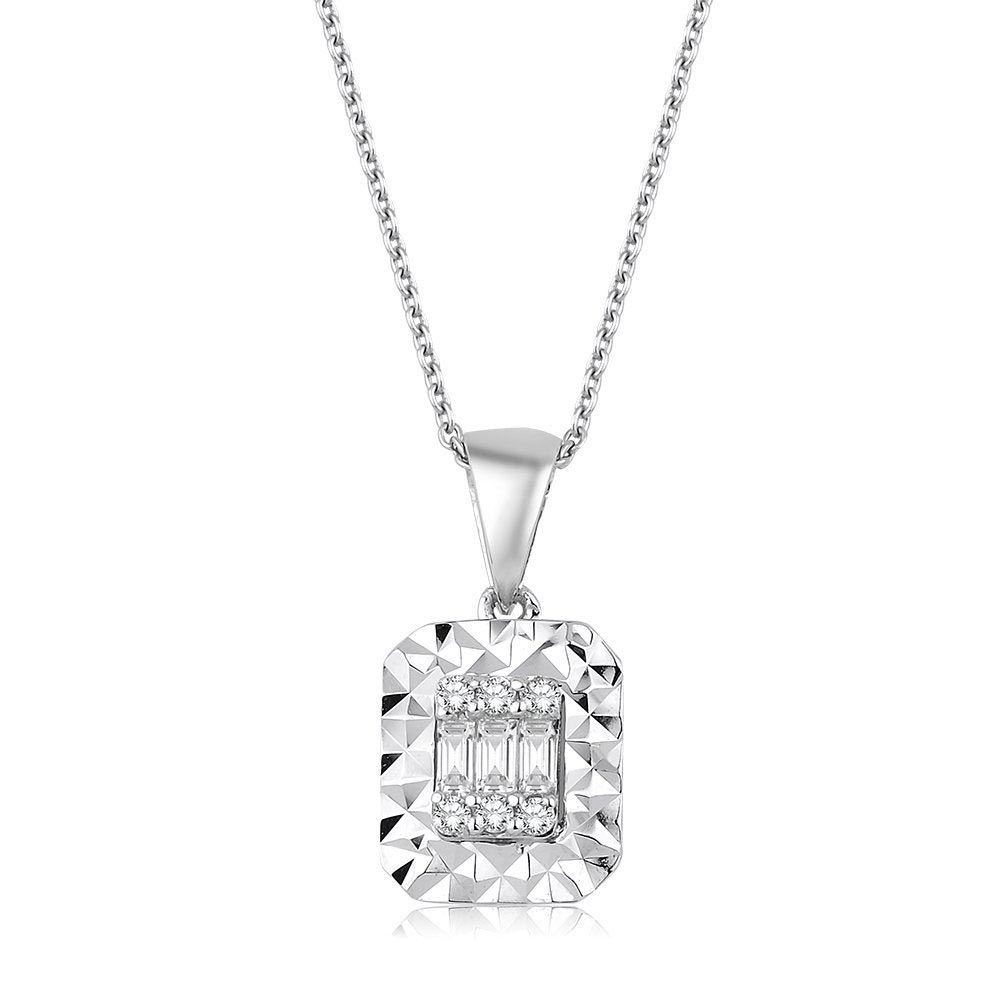 0.27 Karat Baget Pırlanta Set