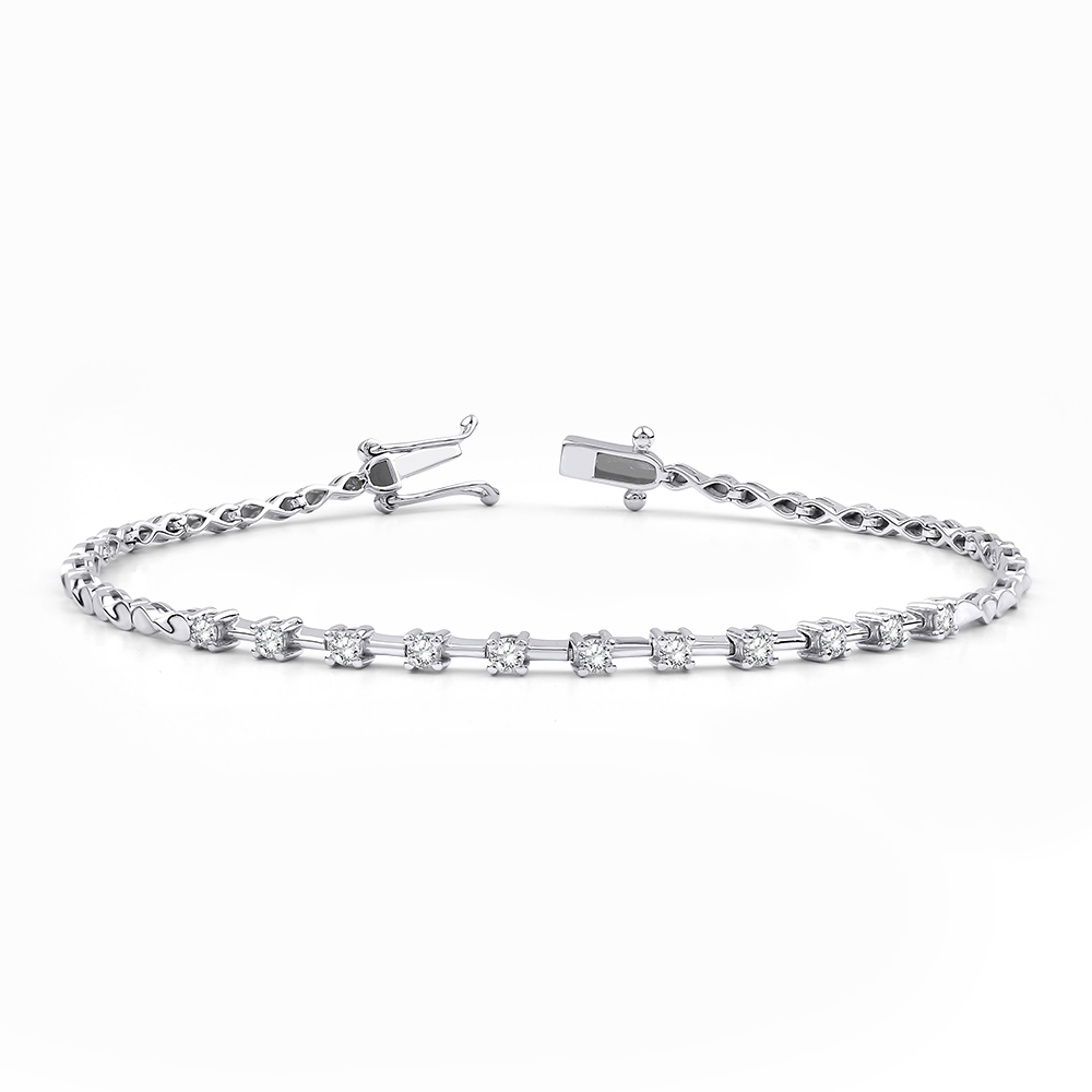 0.40 Karat Pırlanta SuYolu Bileklik