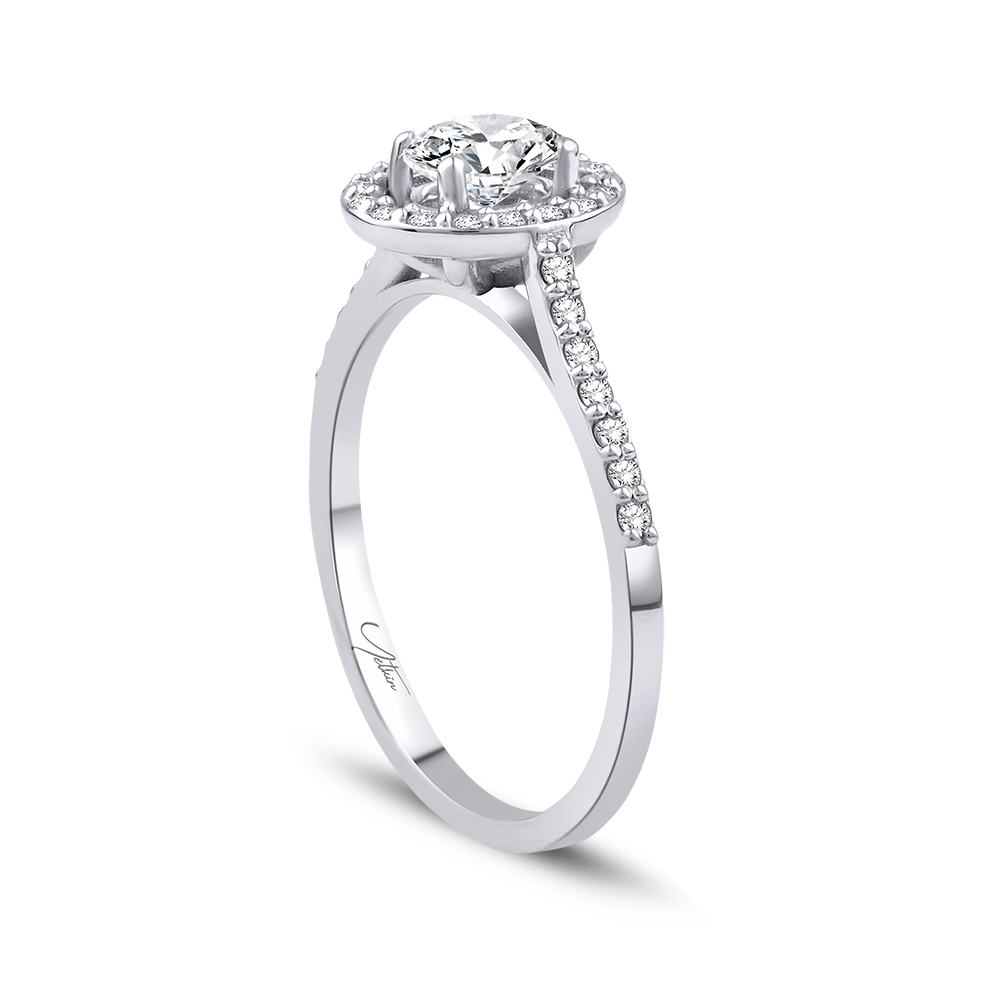 0.60 Karat F SI HRD Sertifikalı Oval Kesim Pırlanta Tektaş Yüzük