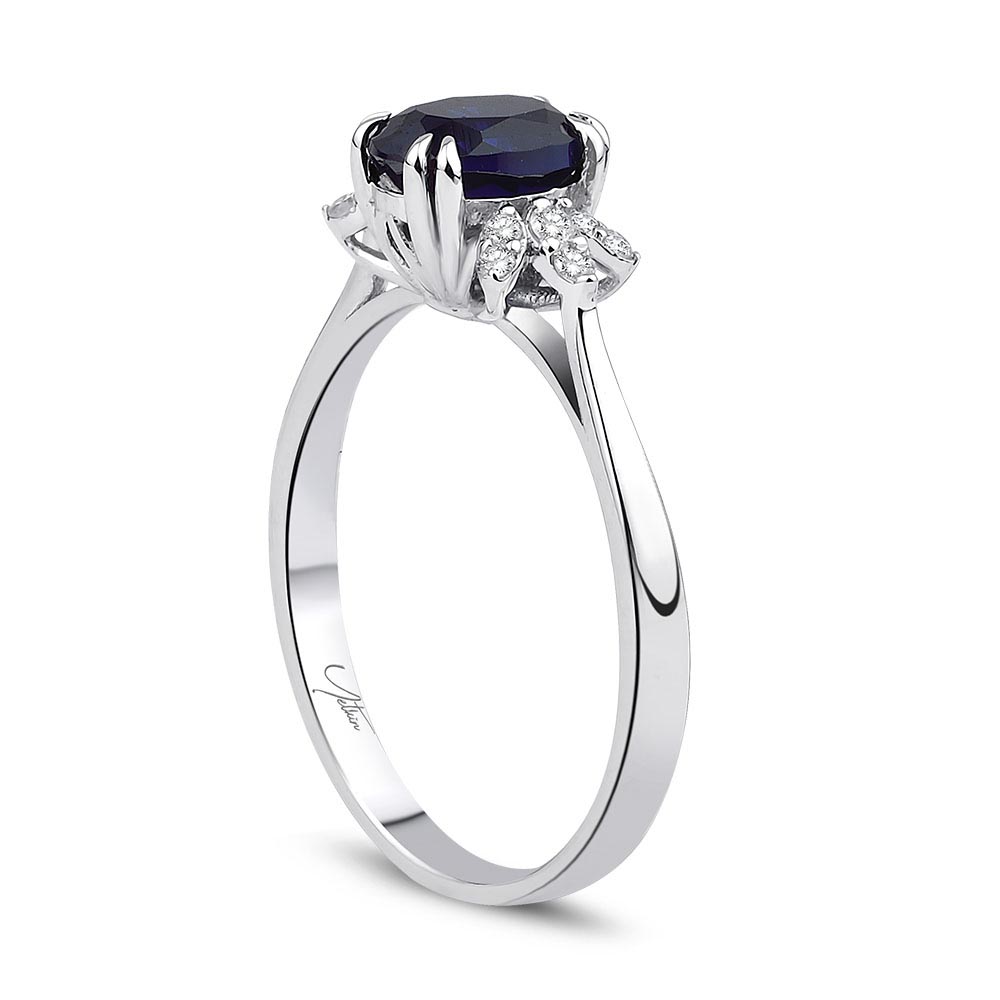 1.35 Karat Safir Pırlanta Yüzük