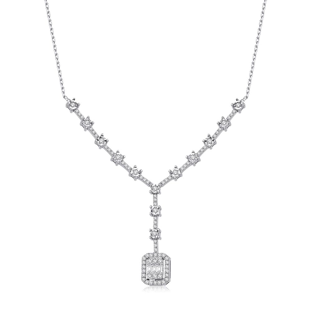 1.45 Karat Baget Pırlanta Set