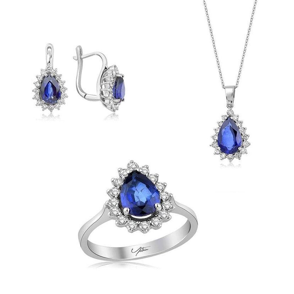 11.6 Karat Büyük Damla Takı Set