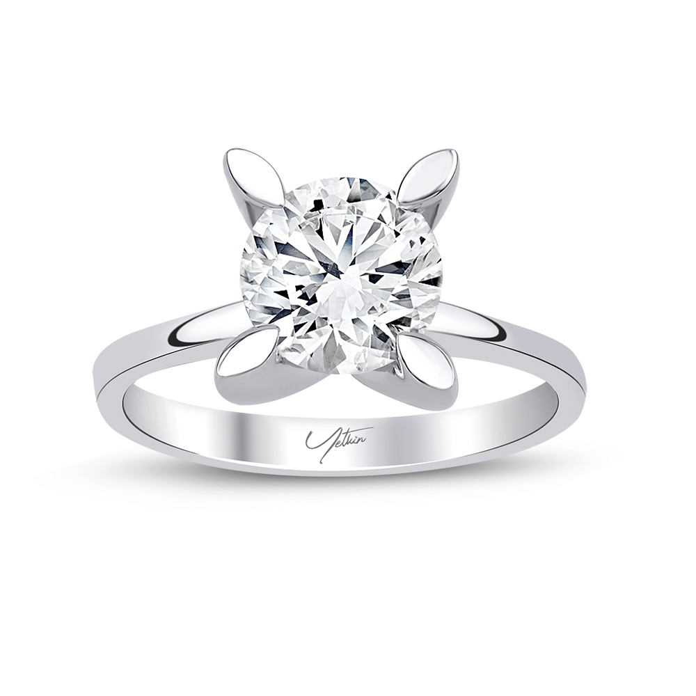 2.00 Karat E SI HRD Sertifikalı Pırlanta Tektaş Yüzük (14 ayar 3.8Gr 0)