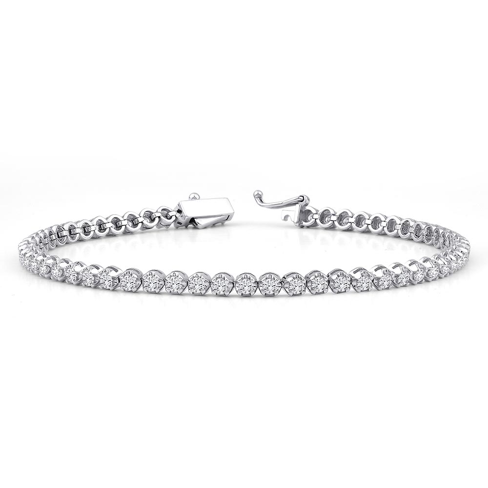 2.00 Karat SuYolu Pırlanta Bileklik