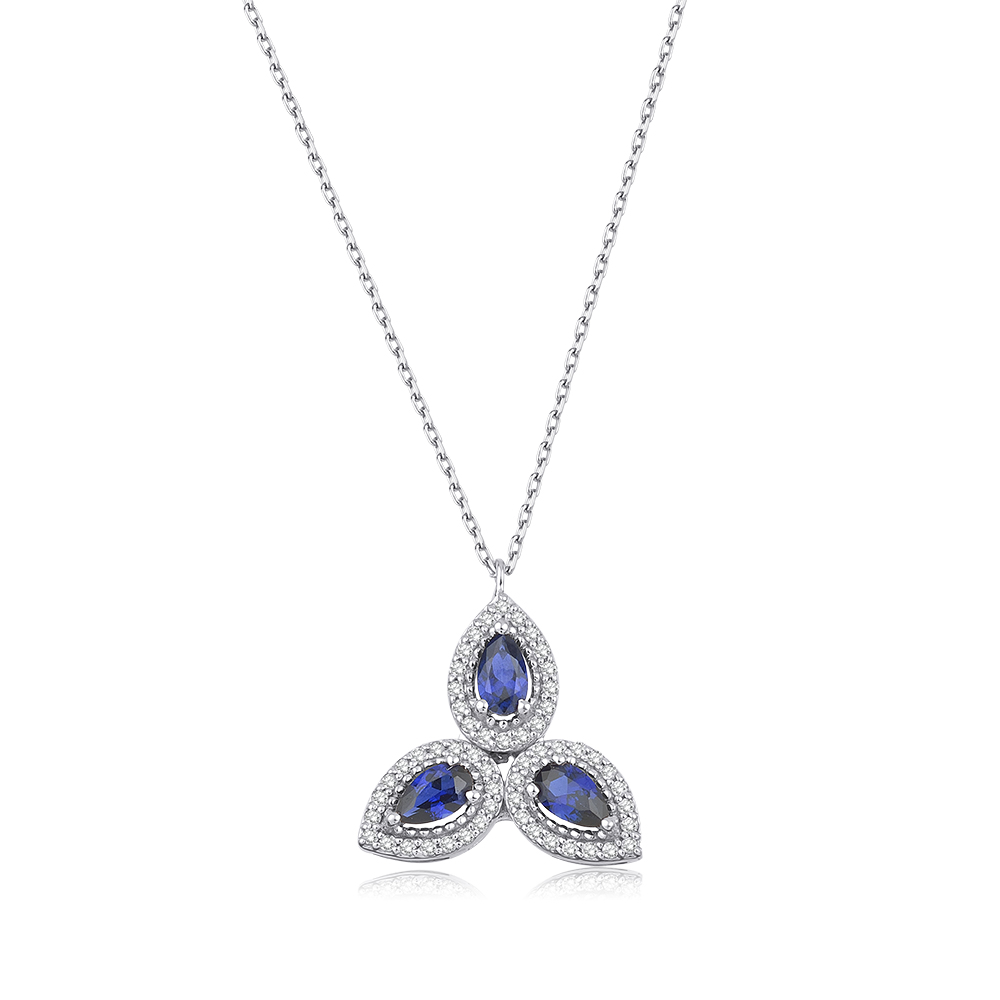 2.35 Karat Pırlanta Safir Set