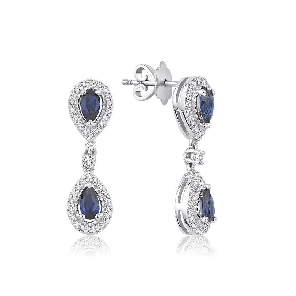 2.35 Karat Pırlanta Safir Set