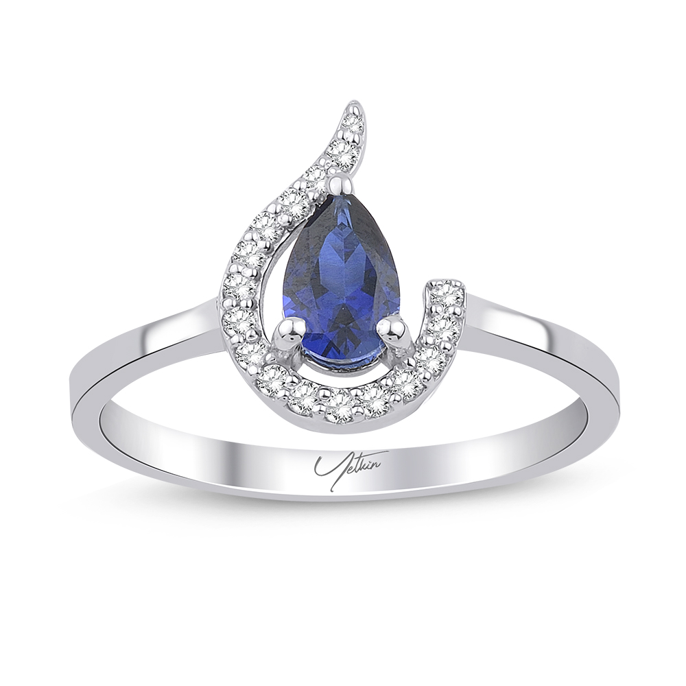 2.5 Karat Safir Pırlanta Set