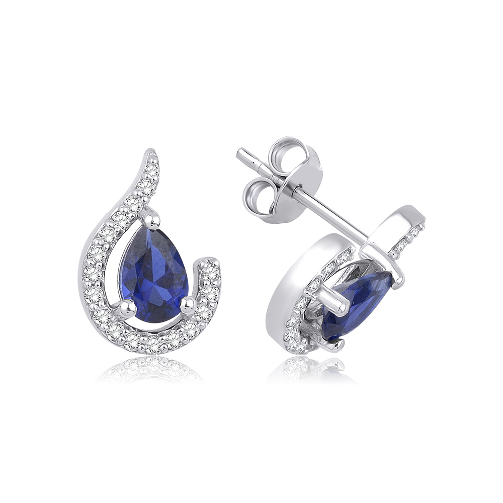 2.5 Karat Safir Pırlanta Set