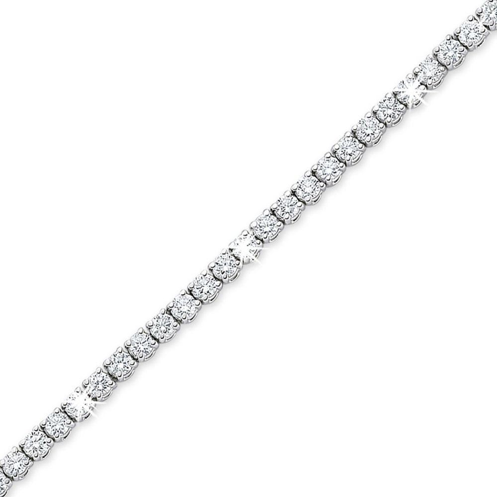 2.50 Karat SuYolu Pırlanta Bileklik (14 ayar 5.6Gr altin)