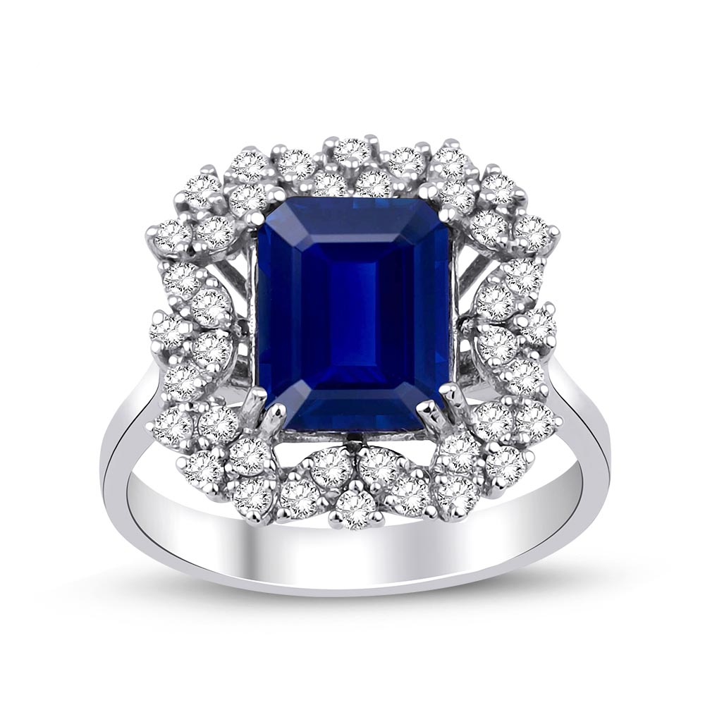 3.05 Karat Safir Pırlanta Yüzük