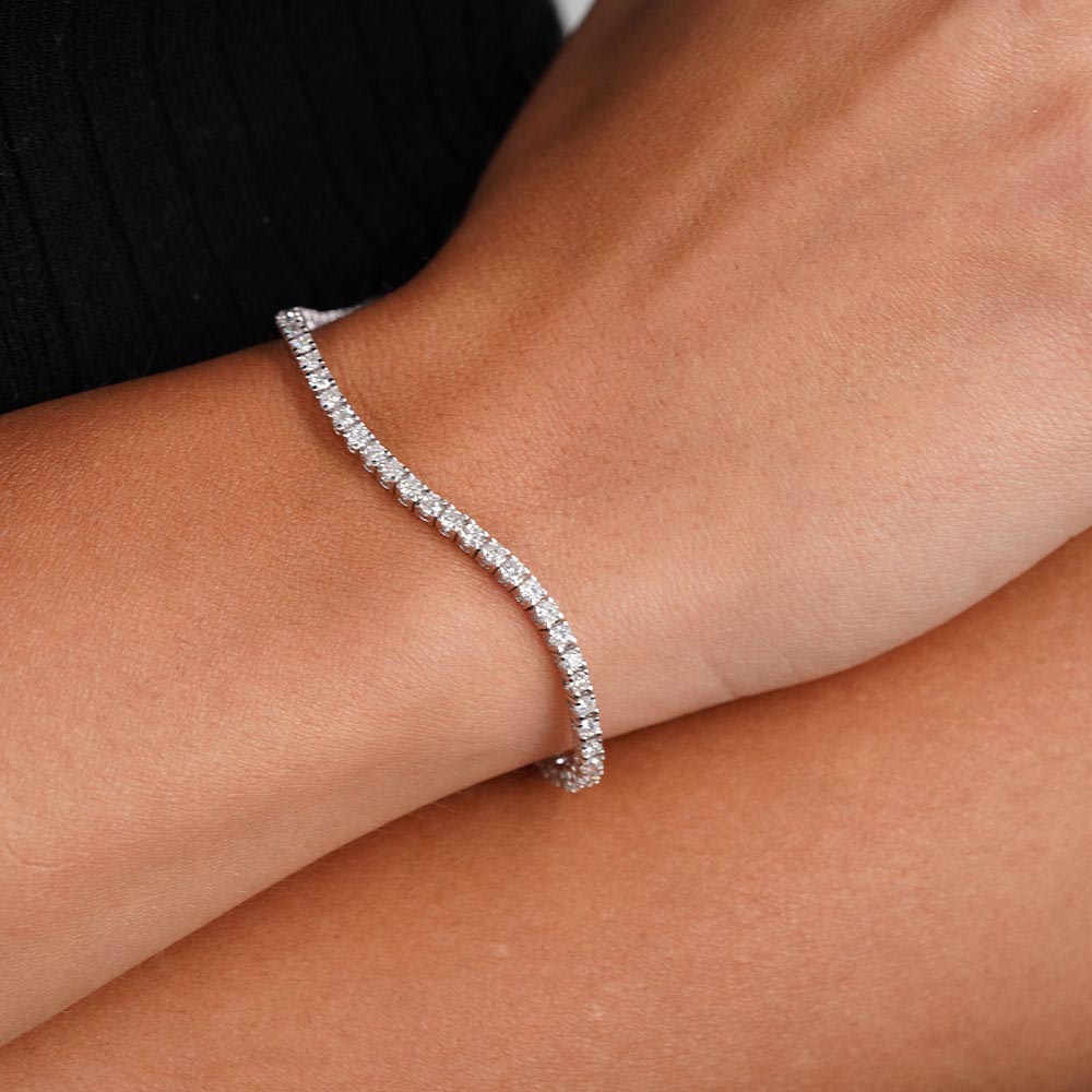 3.00 Karat SuYolu Pırlanta Bileklik