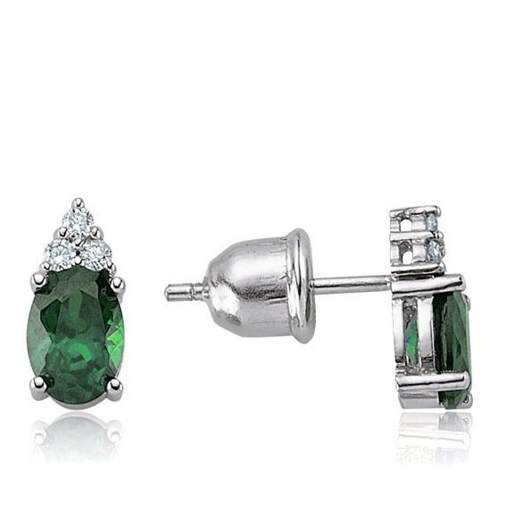 Pırlanta Takı Setler 3.40 Karat Zümrüt Pırlanta Set (8 ayar 4.25Gr Altın)