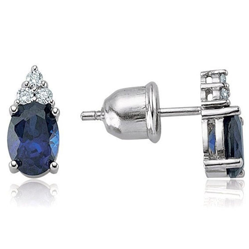 Pırlanta Takı Setler 4.55 Karat Safir Pırlanta Set (8 ayar 4.2Gr Altın)