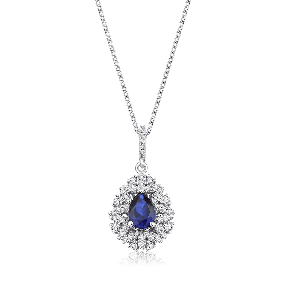 4.80 Karat Pırlanta Safir Set