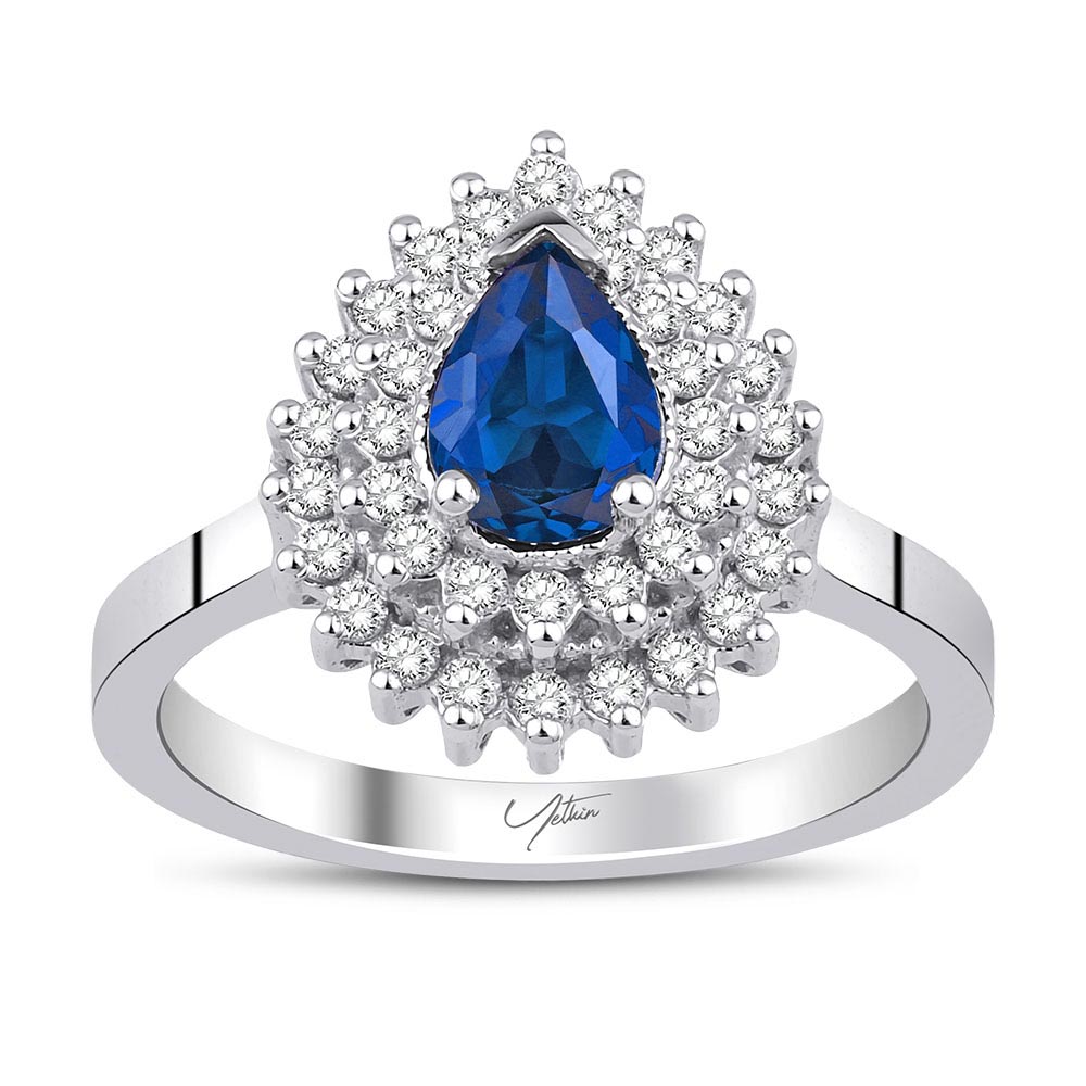5.90 Karat Safir Pırlanta Set