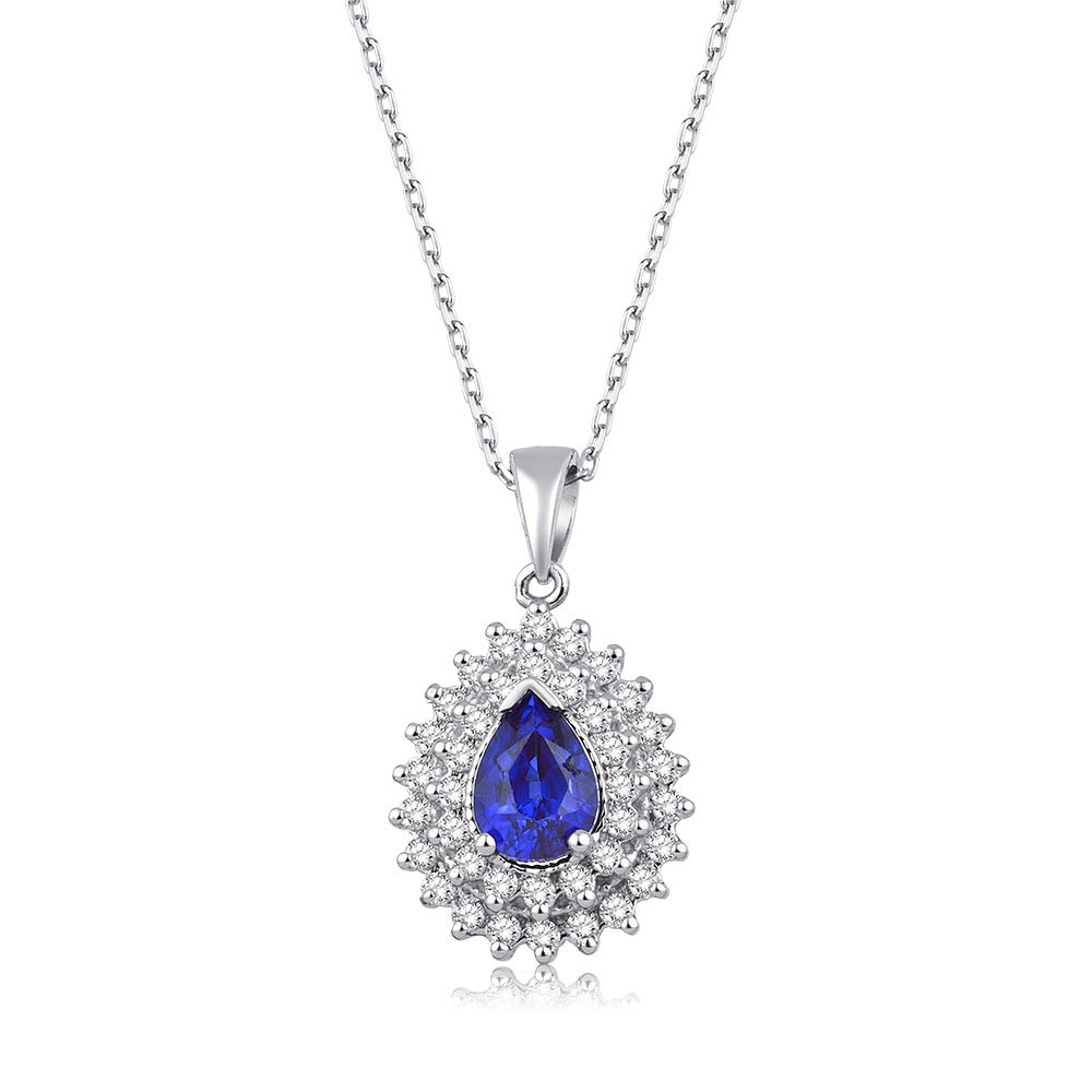 5.90 Karat Safir Pırlanta Set