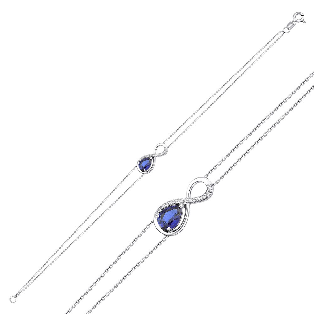5.10 Karat Safir Pırlanta Set