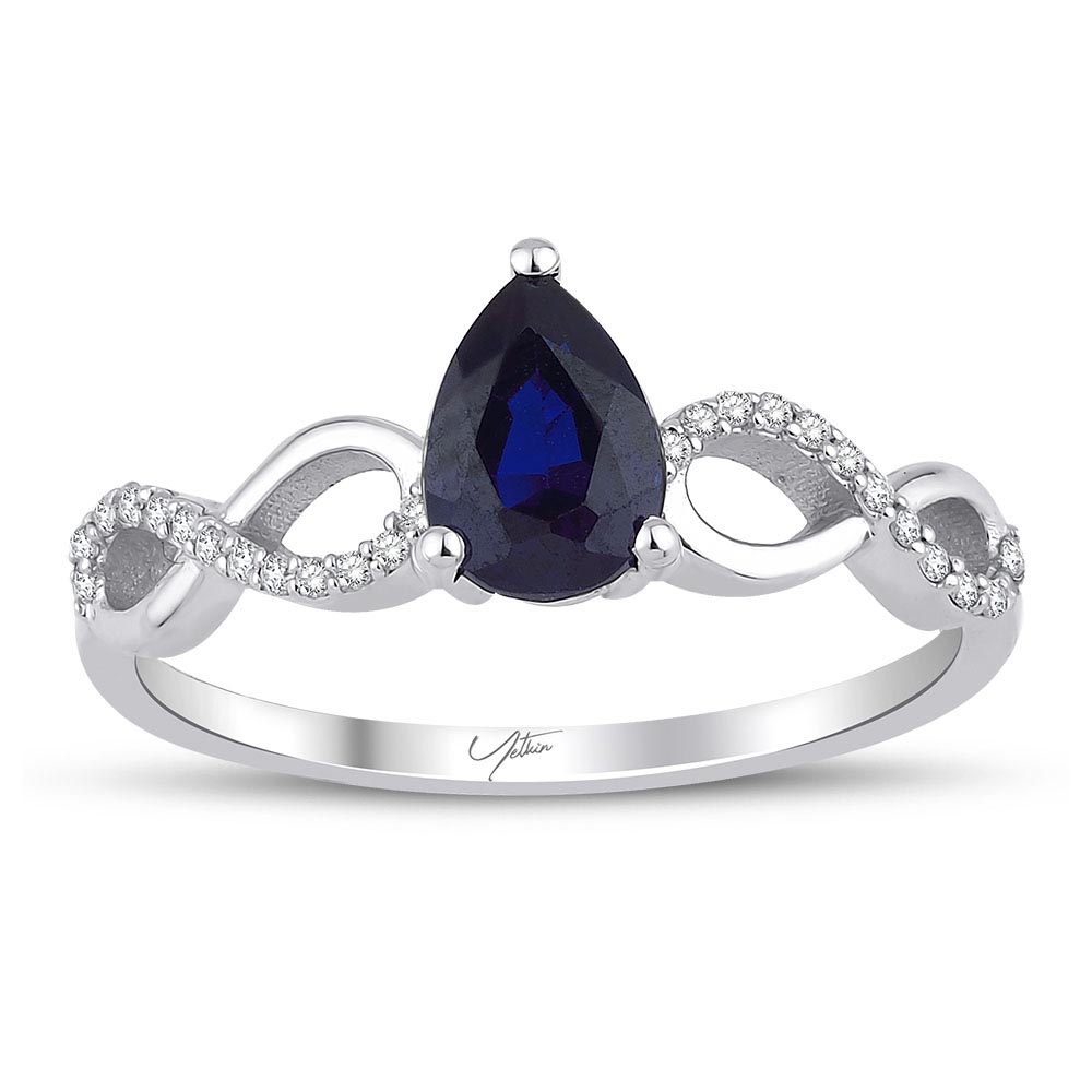 5.10 Karat Safir Pırlanta Set