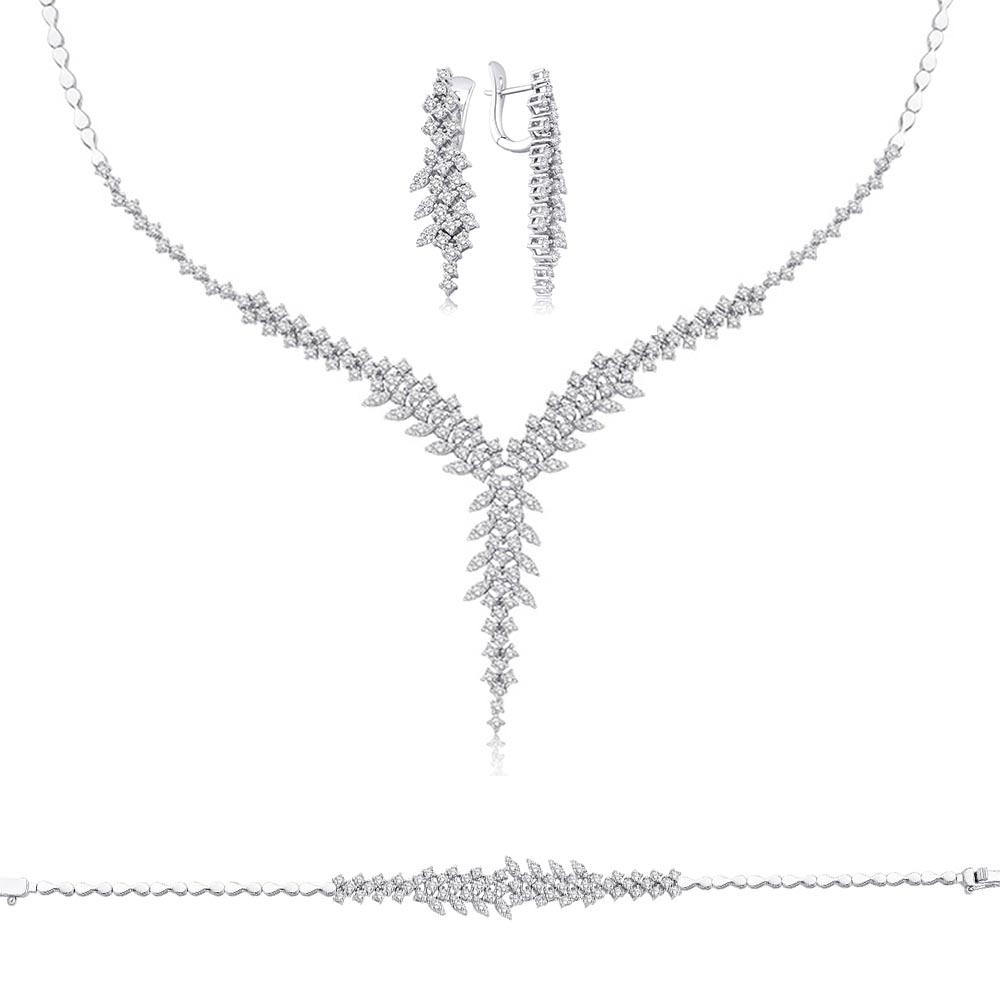 6.75 Karat Pırlanta Gerdanlık Set