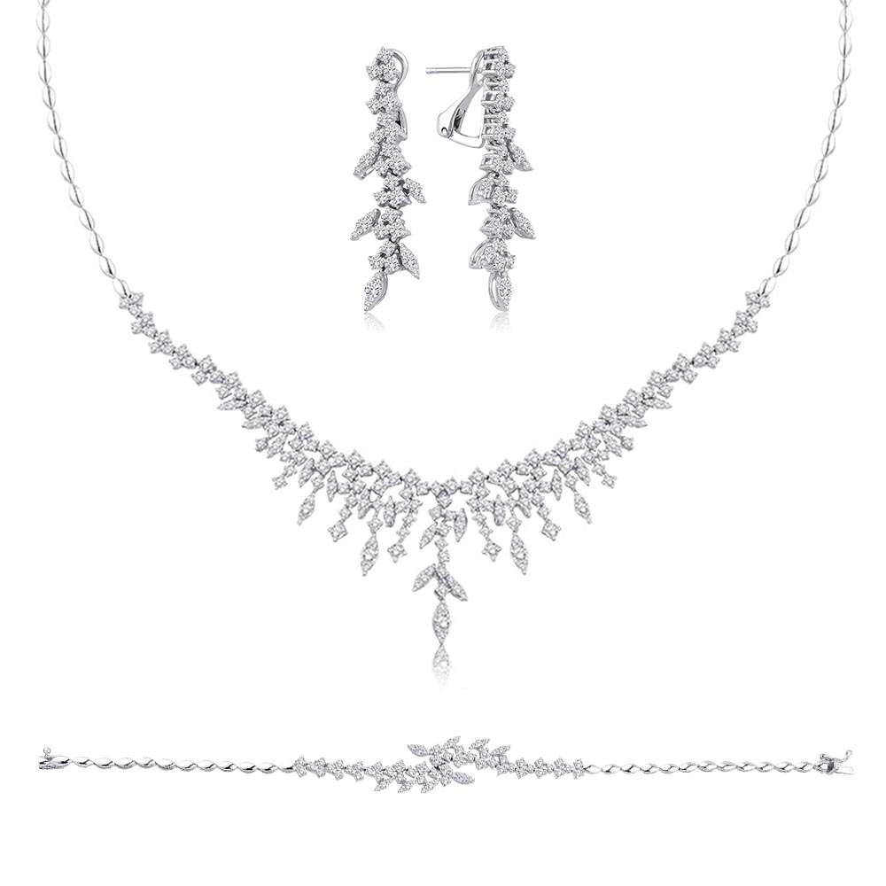 7.60 Karat Pırlanta Gerdanlık Set